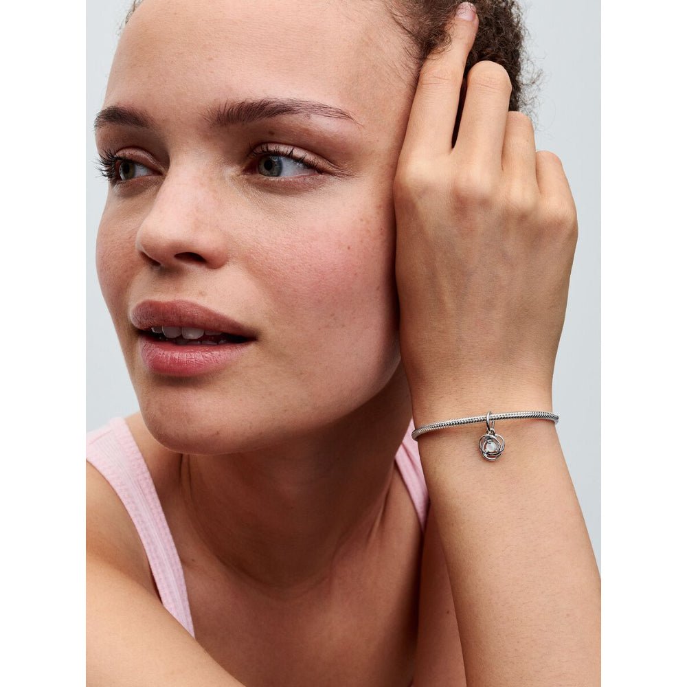 Pandora Silver June Eternity Circle Dangle Charm - MococoPandora793125C065700303110721Charms