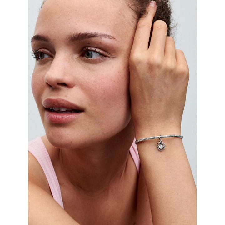 Pandora Silver June Eternity Circle Dangle Charm - MococoPandora793125C065700303110721Charms