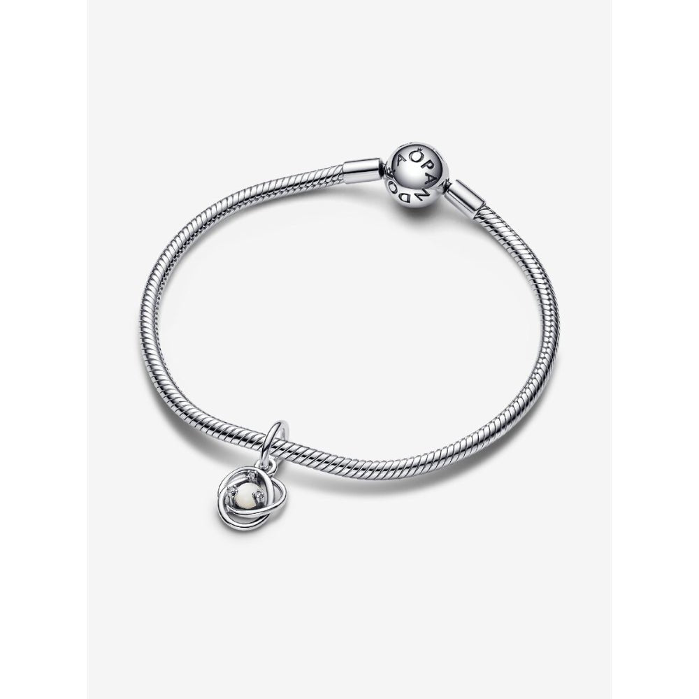 Pandora Silver June Eternity Circle Dangle Charm - MococoPandora793125C065700303110721Charms