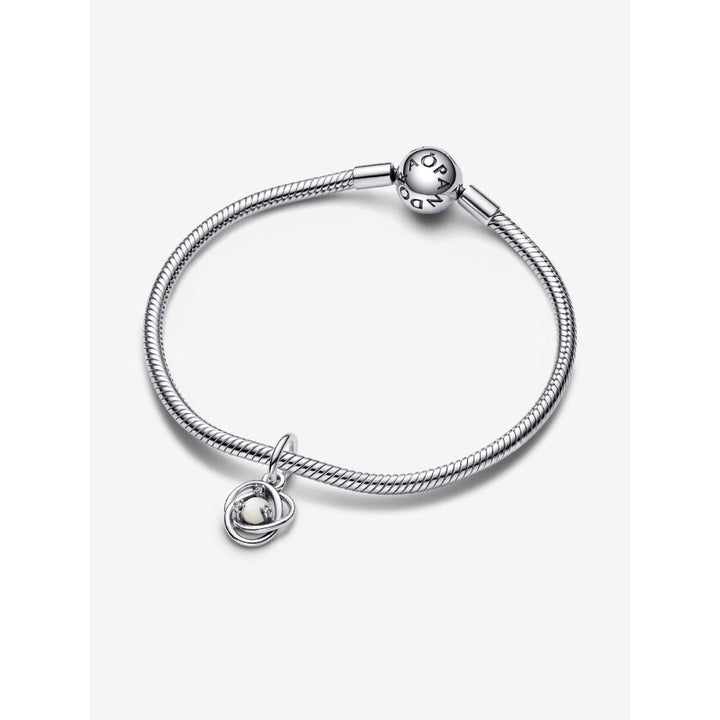 Pandora Silver June Eternity Circle Dangle Charm - MococoPandora793125C065700303110721Charms