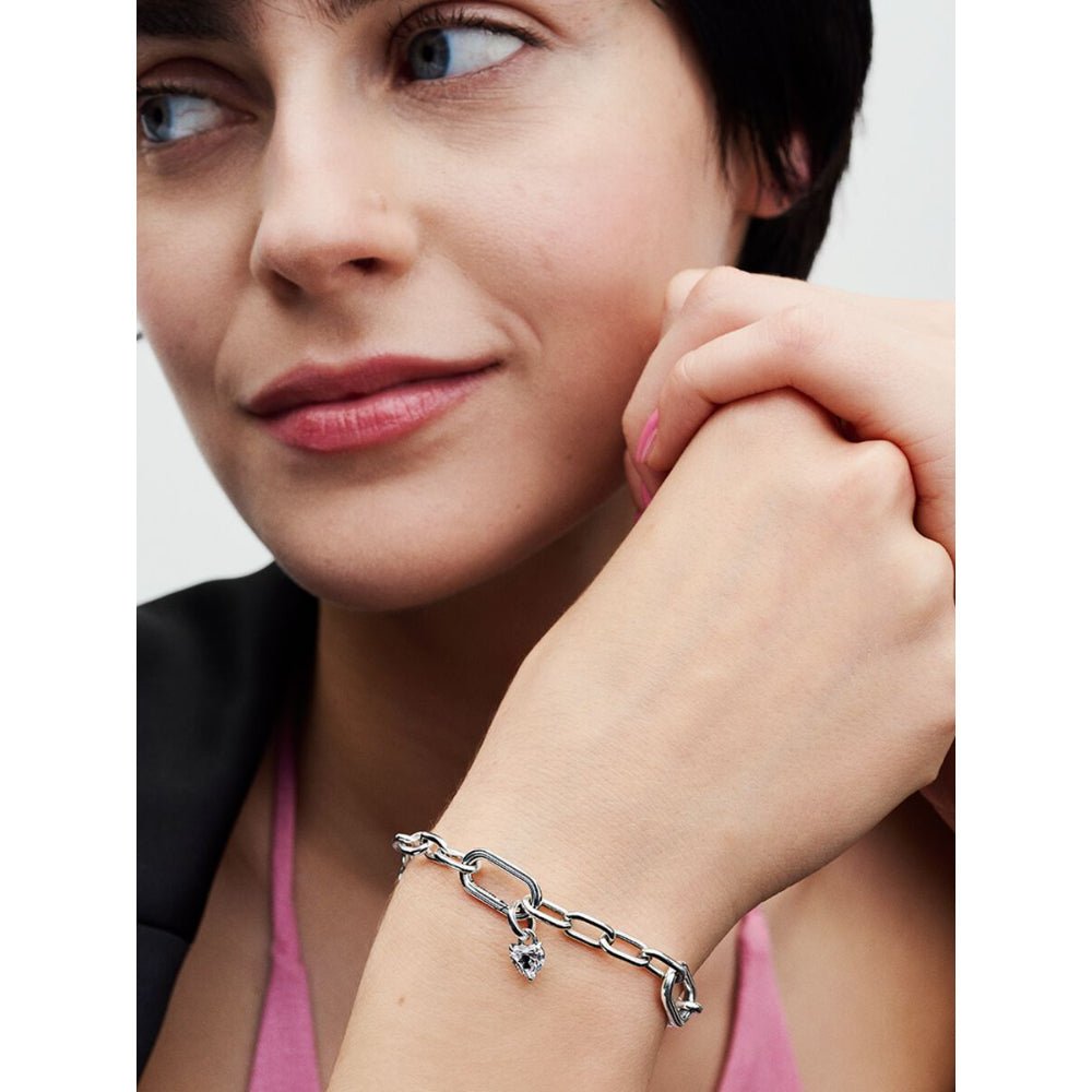 Pandora Silver Keyhole Heart Mini Dangle Charm - MococoPandora793086C015700303092799Charms