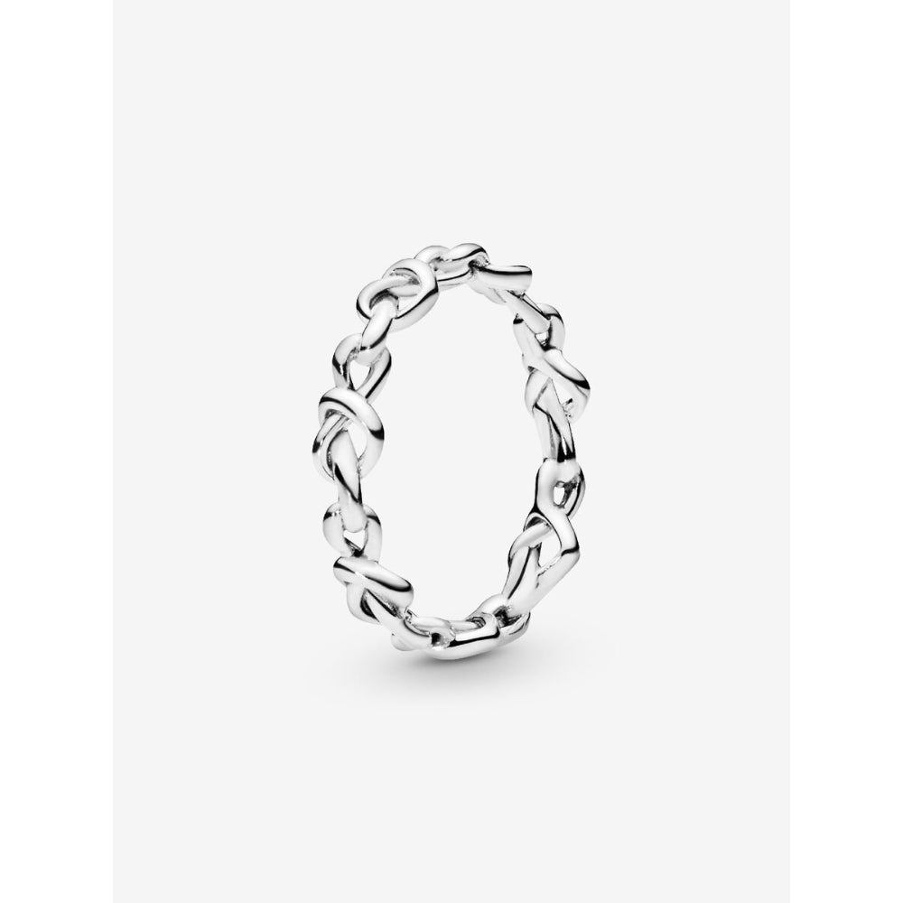 Pandora Silver Knotted Hearts Ring 1