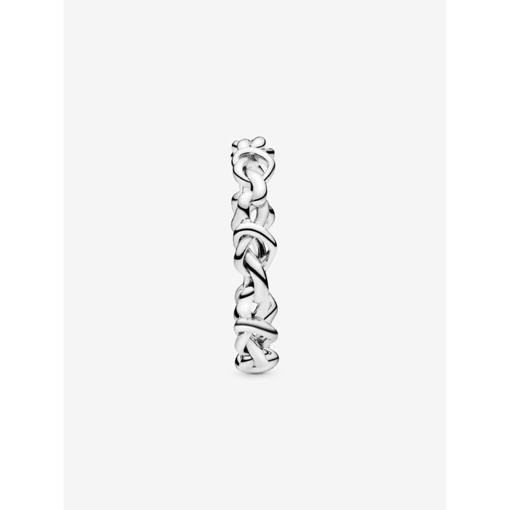 Pandora Silver Knotted Hearts Ring 5