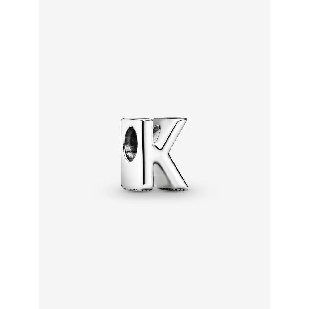 Pandora Silver Letter K Alphabet Charm 1