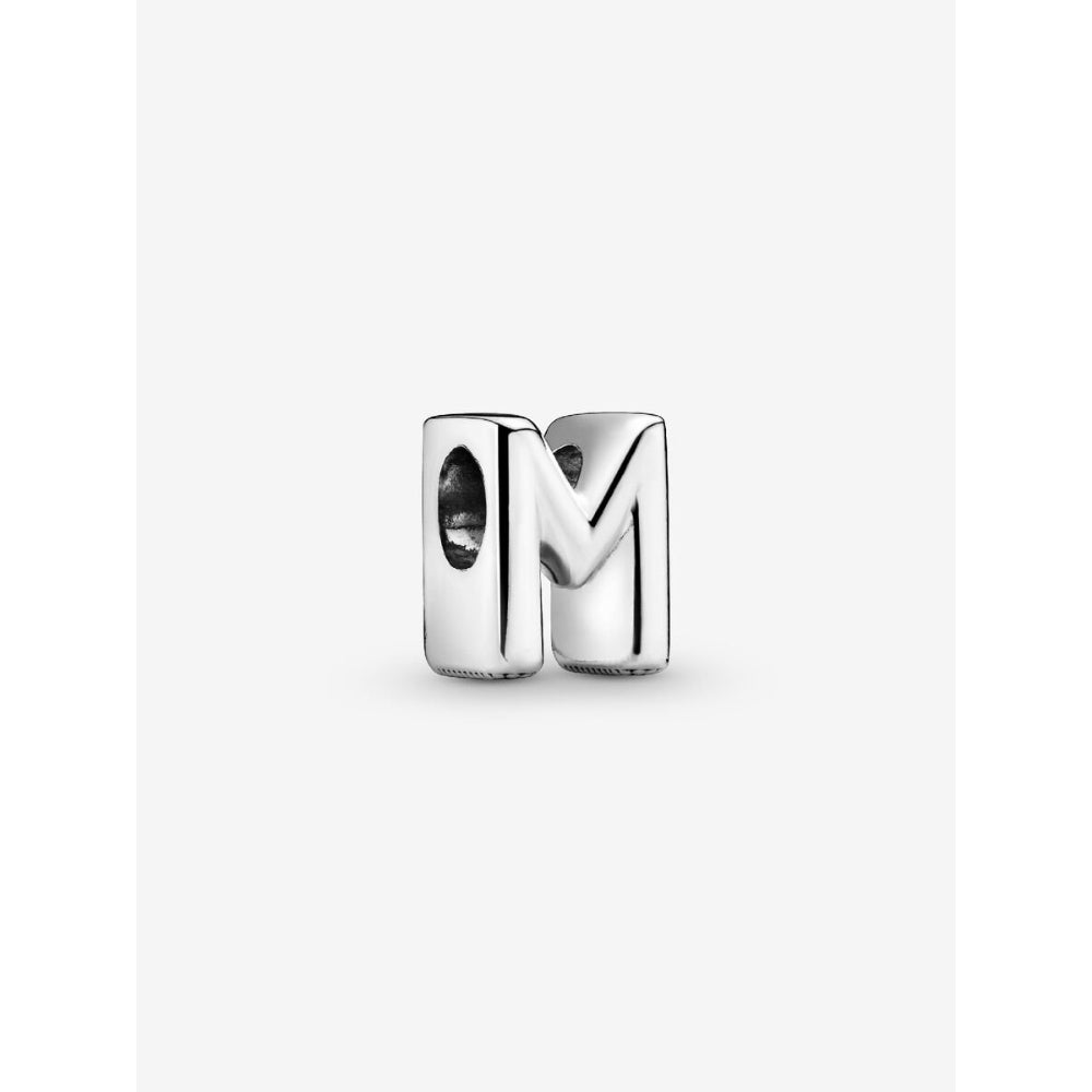 Pandora Silver Letter M Alphabet Charm 1
