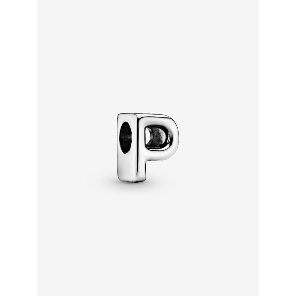 Pandora Silver Letter P Alphabet Charm 1