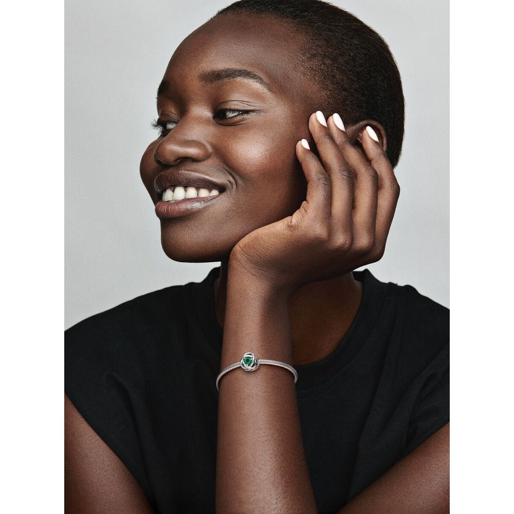 Pandora Silver May Birthstone Eternity Circle Charm - MococoPandora790065C085700302964530Charms