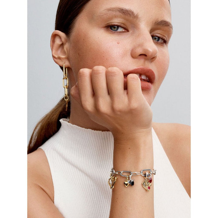 Pandora Silver Me Black Chakra Heart Mini Dangle Charm - MococoPandora793042C015700303084077Charms