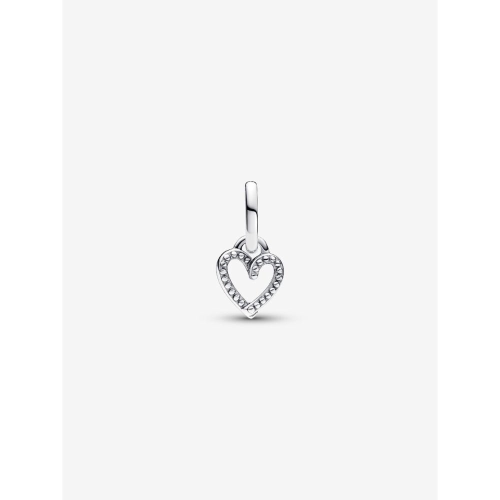 Pandora Silver Me Freehand Heart Mini Dangle Charm - MococoPandora793048C005700303084015Charms
