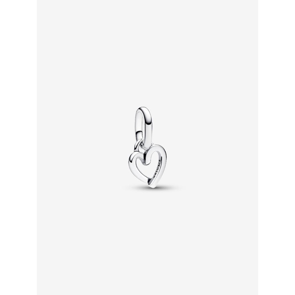 Pandora Silver Me Freehand Heart Mini Dangle Charm - MococoPandora793048C005700303084015Charms