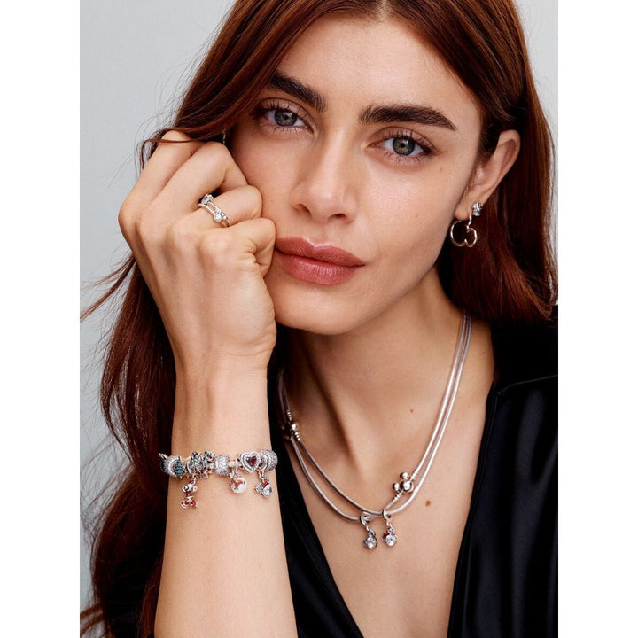 Pandora Silver Minnie Mouse Ice Skating Dangle Charm - MococoPandora793530C015700303148236Charms