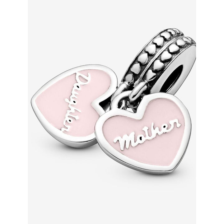 Pandora Silver Mother & Daughter Hearts Dangle Charm - MococoPandora792072EN405700302548686Charms