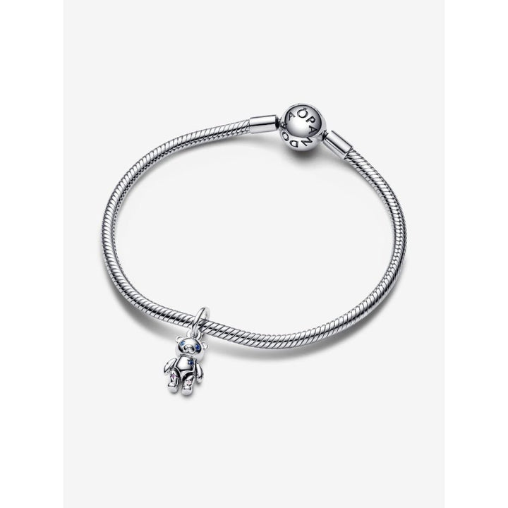 Pandora Silver Movable Teddy Bear Dangle Charm - MococoPandora792986C015700303079059Charms