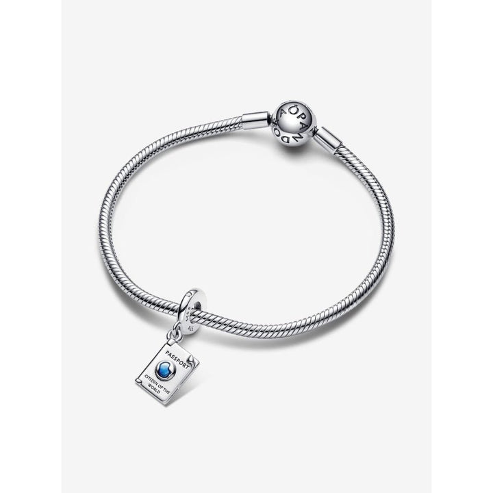 Pandora Silver Openable Passport Dangle Charm - MococoPandora792680C015700303046778Charms