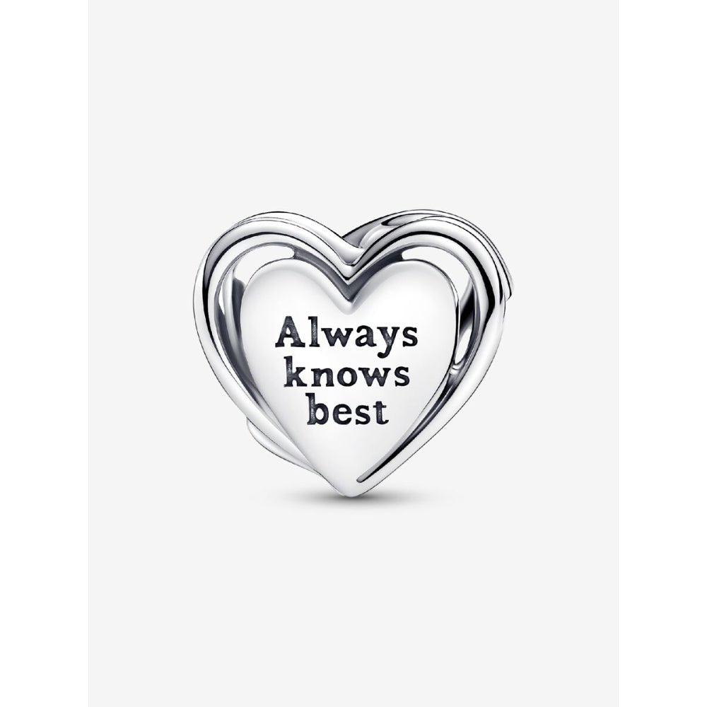 Pandora Silver Openwork Mum & Heart Charm - MococoPandora793233C015700303113609Charms