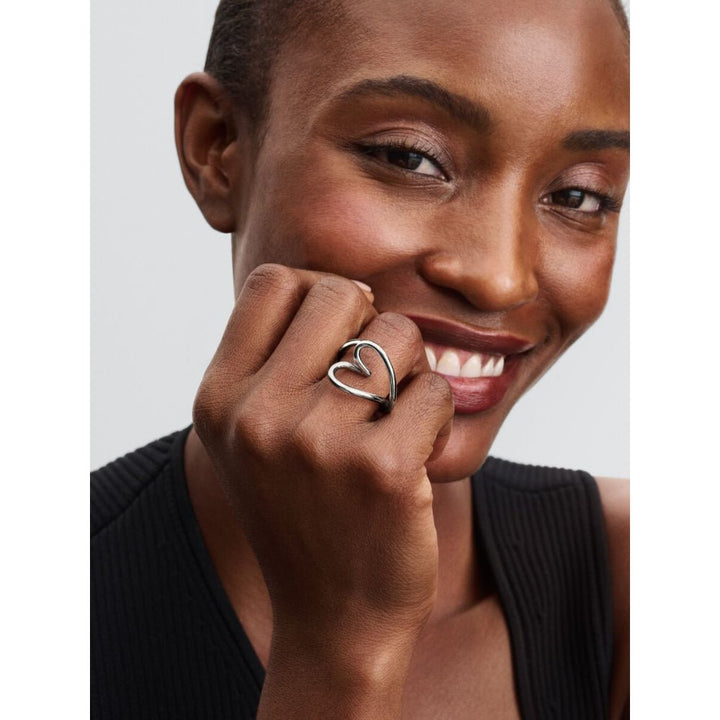 Pandora Silver Organically Shaped Heart Ring - MococoPandora193288C00-485700303185125Rings