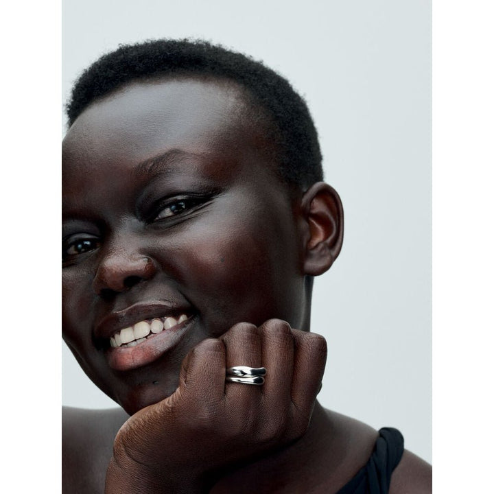 Pandora Silver Organically Shaped Stacking Rings - MococoPandora193264C00-485700303128191Rings