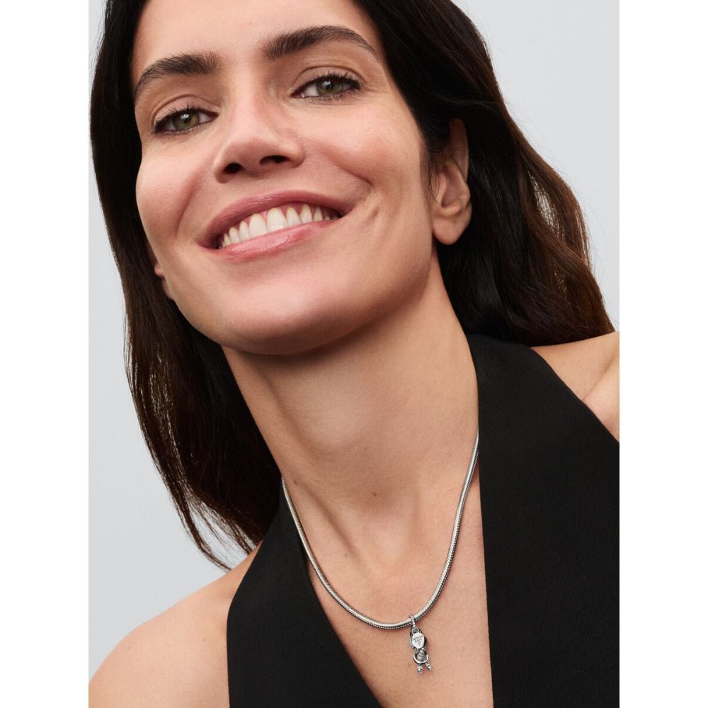 Pandora Silver Pave Infinity Knot Dangle Charm - MococoPandora793780C015700303185811Charms