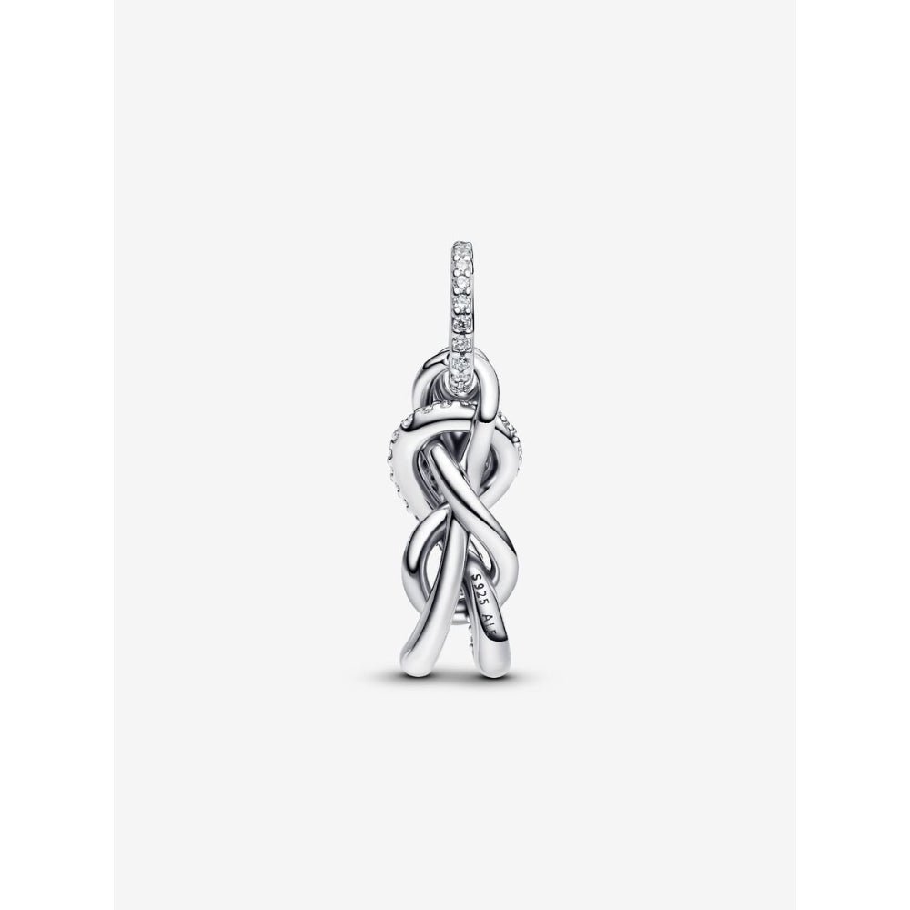 Pandora Silver Pave Infinity Knot Dangle Charm - MococoPandora793780C015700303185811Charms