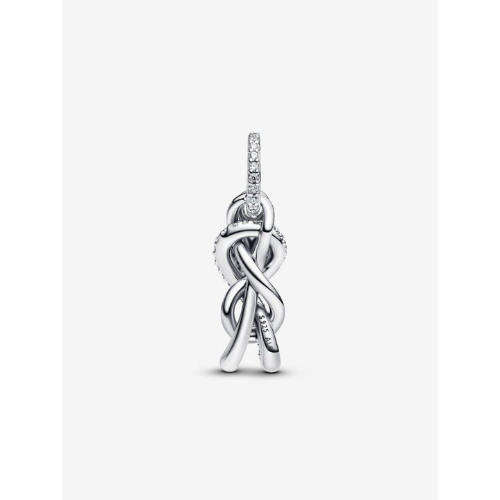Pandora Silver Pave Infinity Knot Dangle Charm - MococoPandora793780C015700303185811Charms