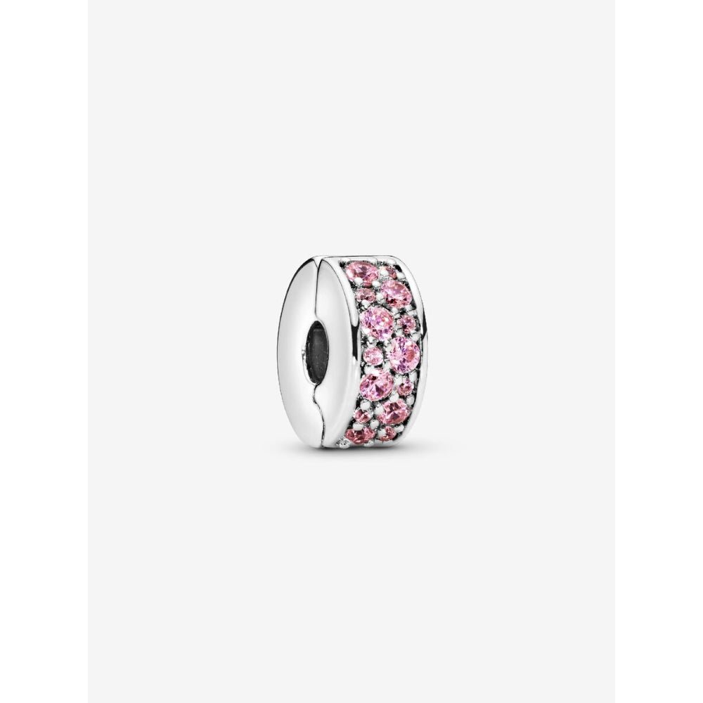 Pandora Silver Pink Pave Clip Charm - MococoPandora791817PCZ5700302438307Charms