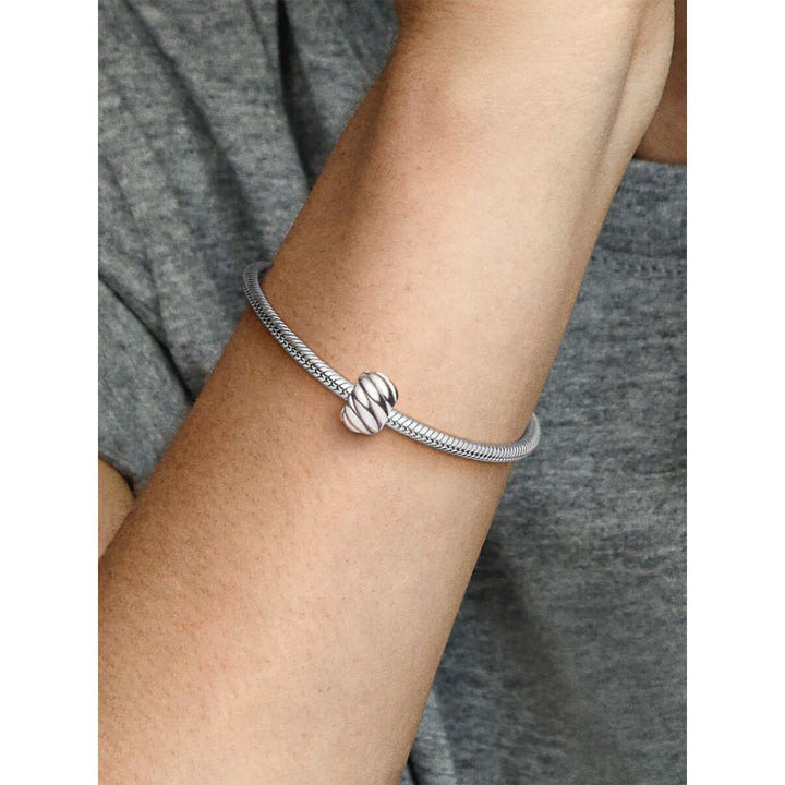 Pandora Silver Polished Feathered Clip Charm - MococoPandora7917525700302379686Charms