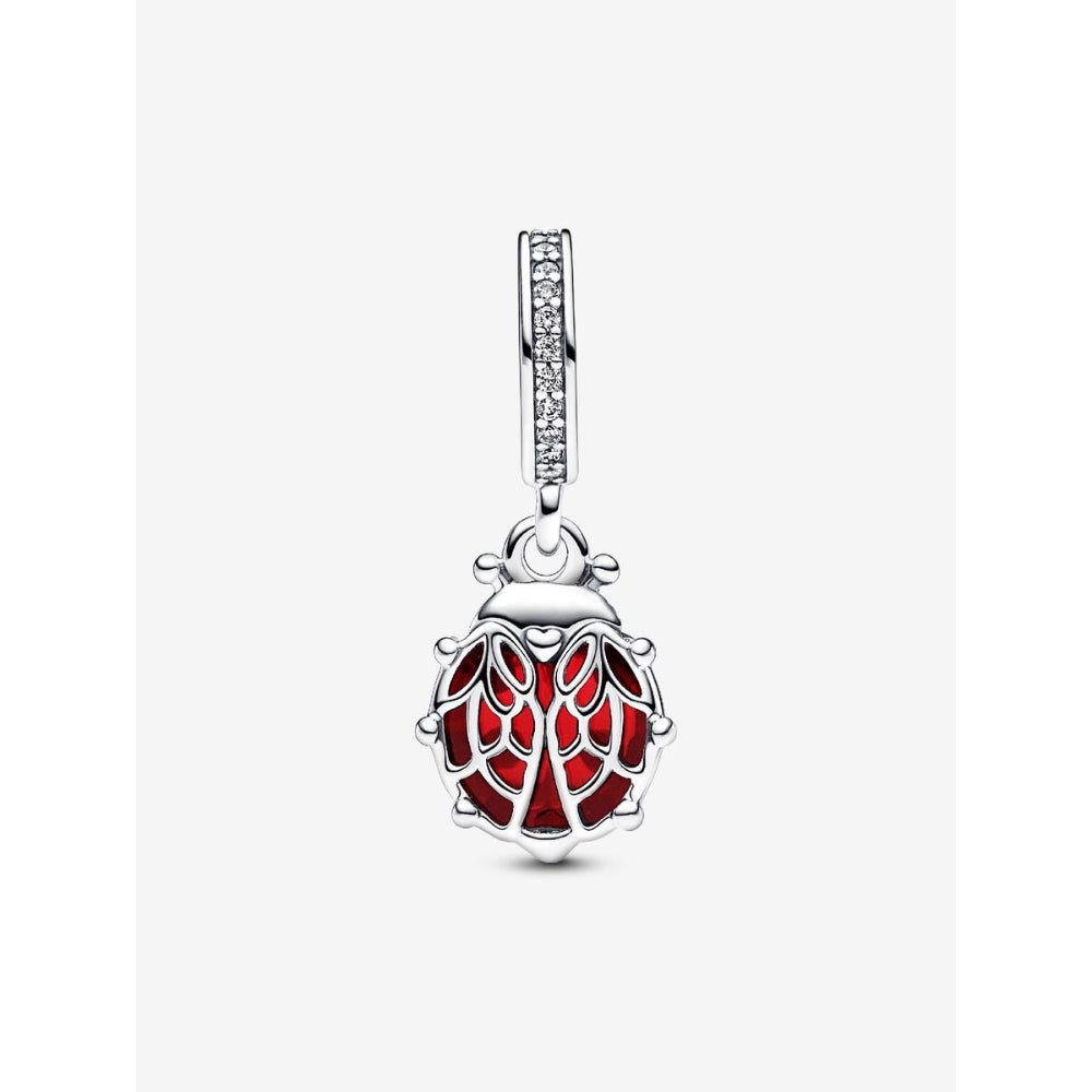Pandora Silver Red Ladybird Dangle Charm - MococoPandora792571C015700303031248Charms
