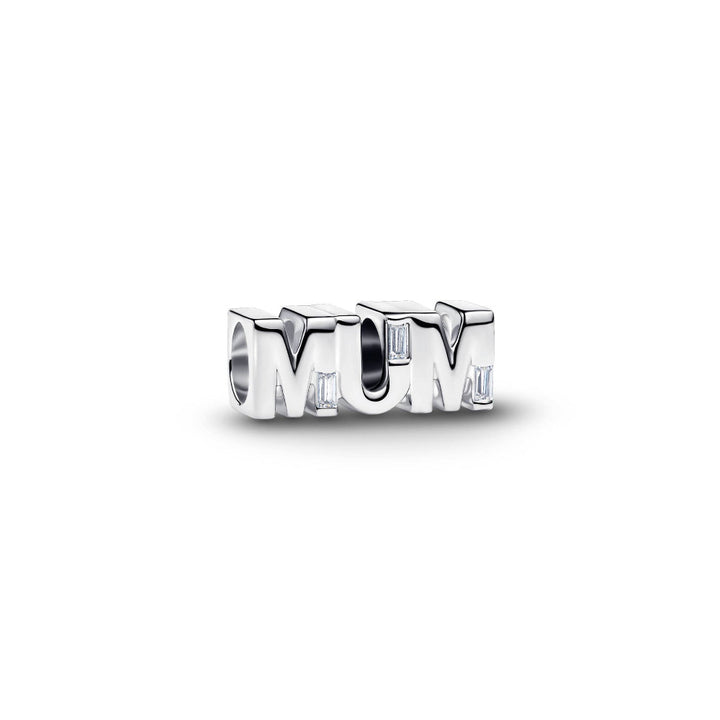 Pandora Silver Reversible Mum Charm Image 1