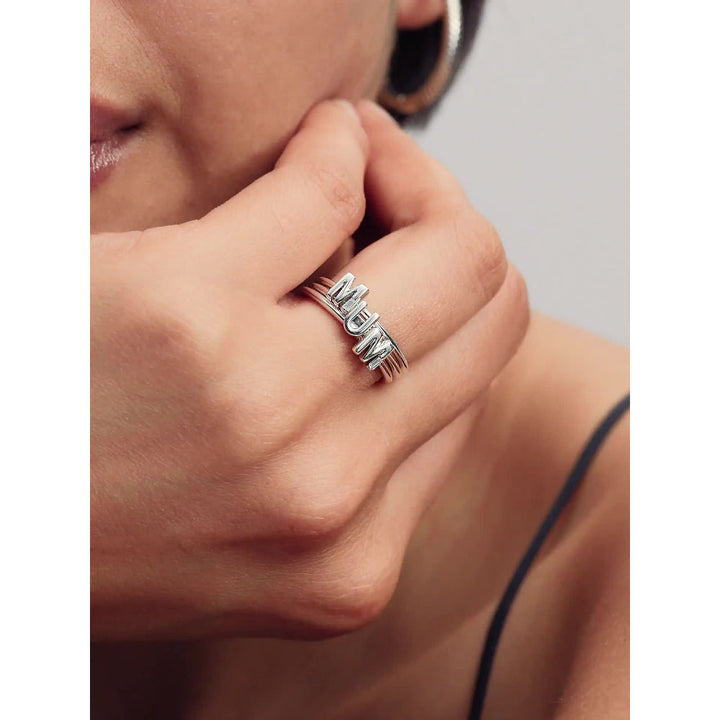 Pandora Silver Reversible Mum Charm Image 2