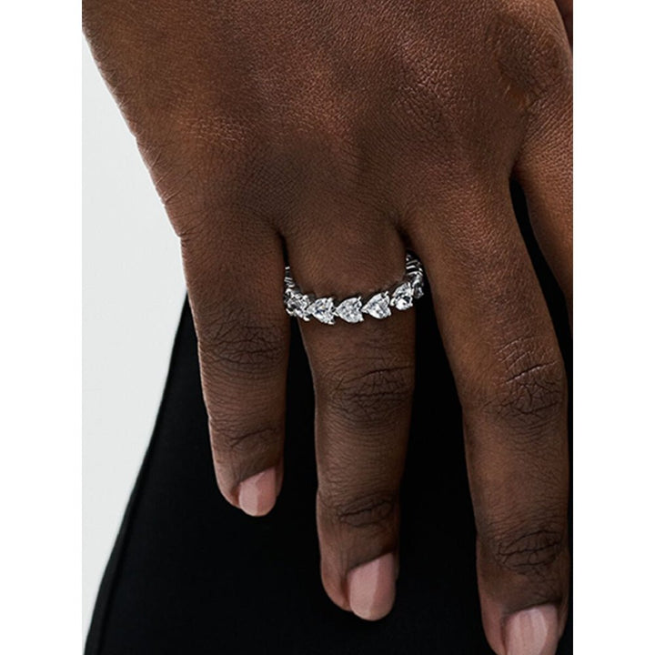 Pandora Silver Row of Hearts Eternity Ring - MococoPandora193103C01-485700303092935Rings