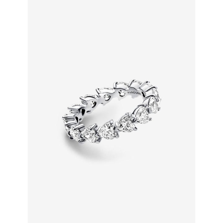 Pandora Silver Row of Hearts Eternity Ring - MococoPandora193103C01-485700303092935Rings