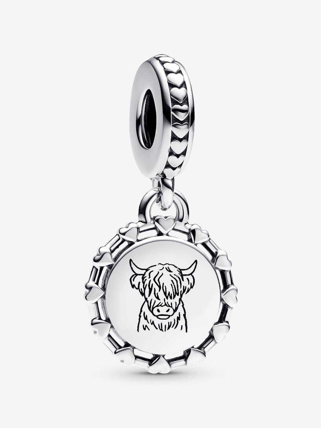 Pandora Silver Scottish Cow Dangle Charm - MococoPandora792275C00_E0225700303157221Charms
