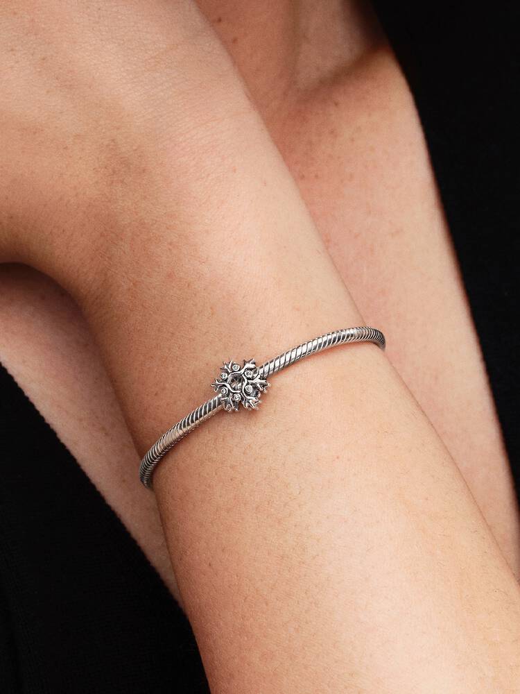 Pandora Silver Snowflake Charm - MococoPandora794249C015700303230719Charms