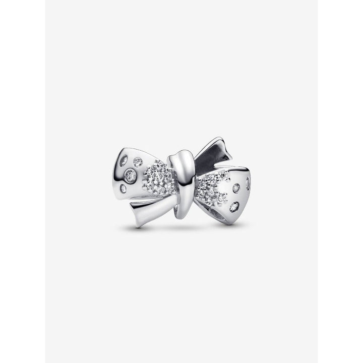 Pandora Silver Sparkling Bow Charm - MococoPandora793442C015700303148441Charms