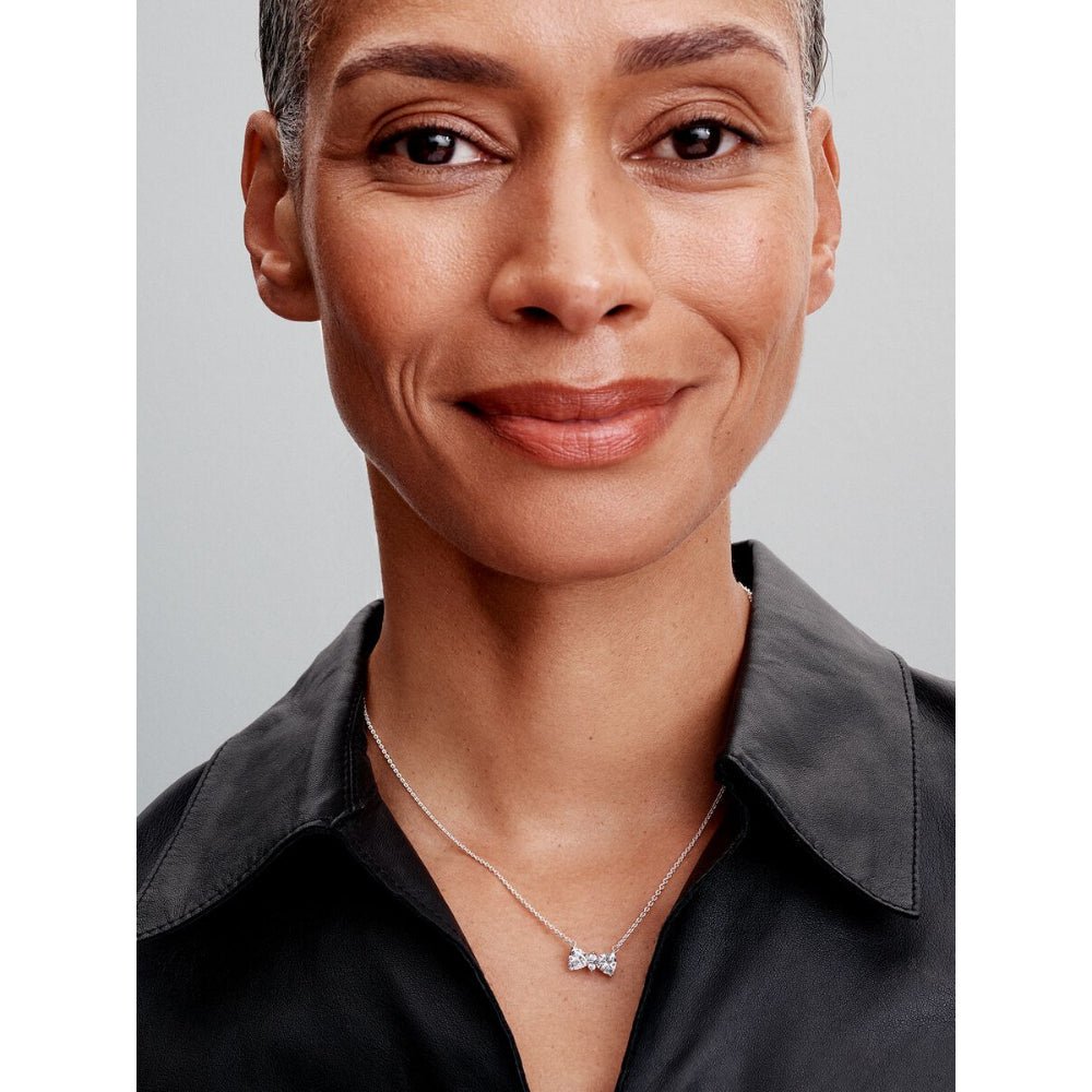 Pandora Silver Sparkling Bow Necklace - MococoPandora393509C01-455700303148519Necklace