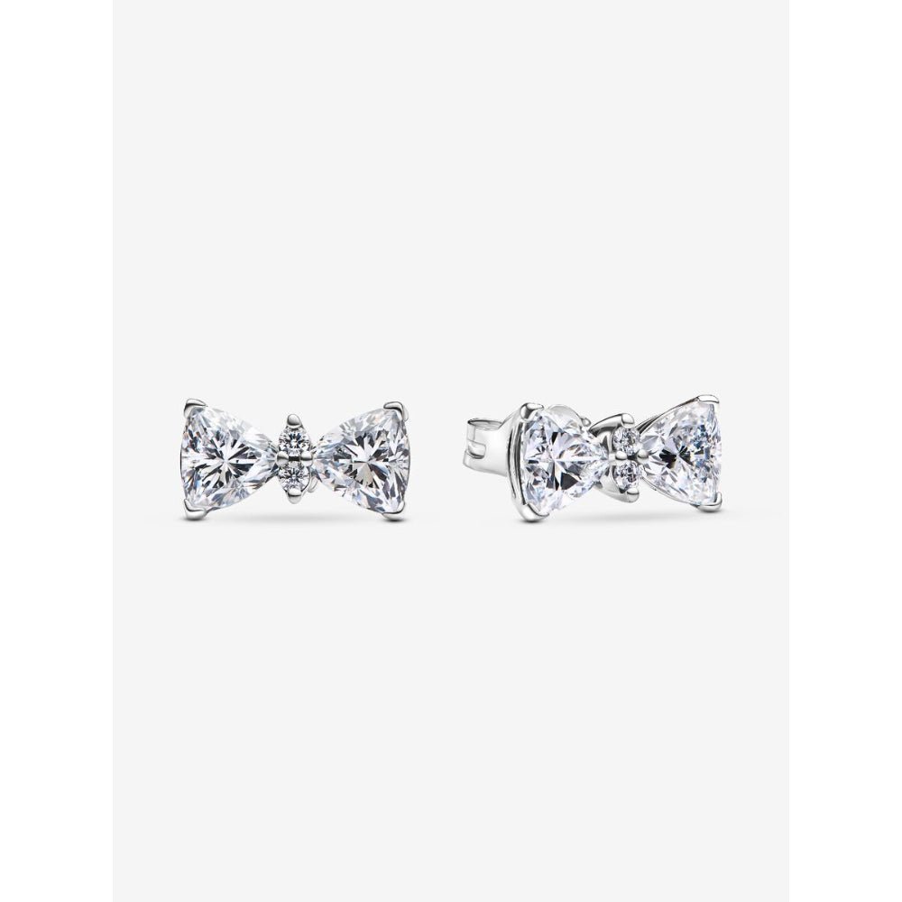 Pandora Silver Sparkling Bow Stud Earrings - MococoPandora293506C015700303149646Earrings