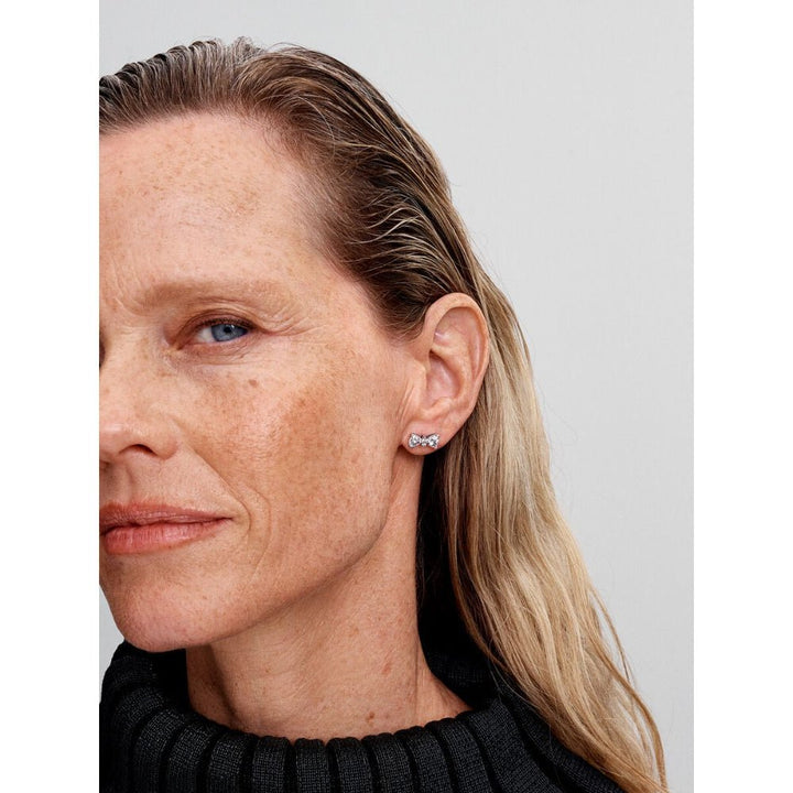 Pandora Silver Sparkling Bow Stud Earrings - MococoPandora293506C015700303149646Earrings