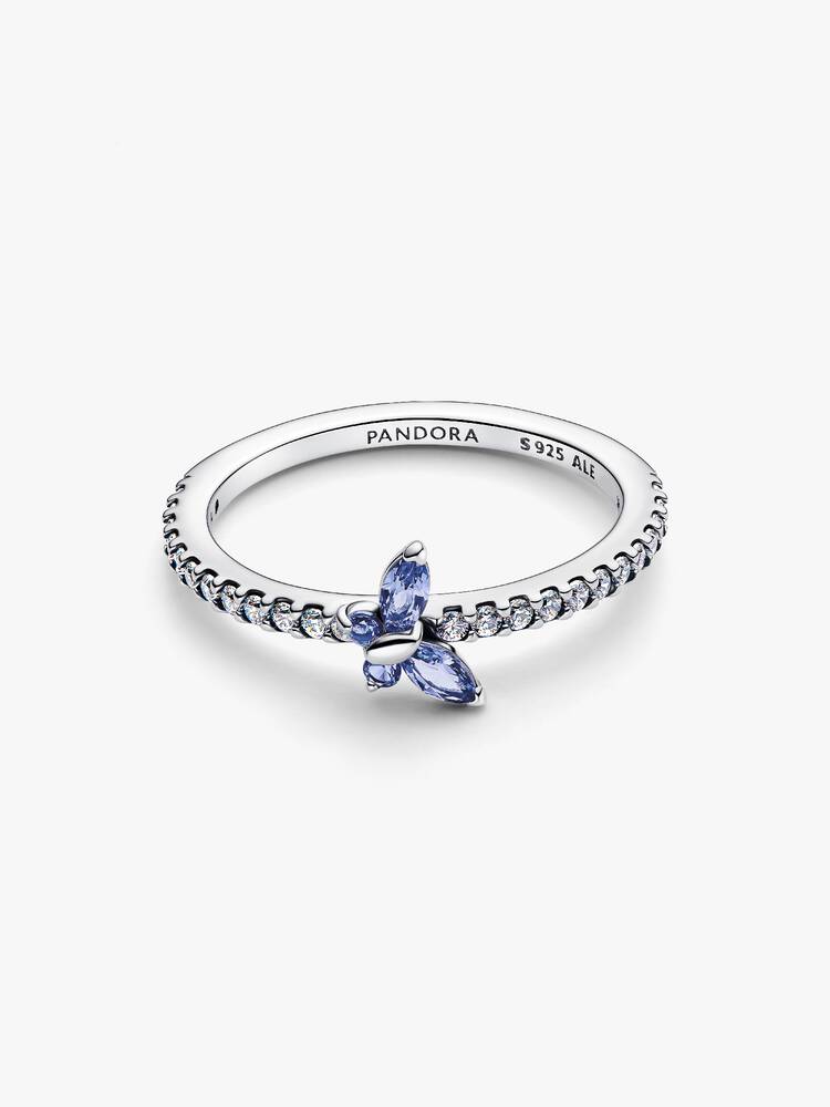 Pandora Silver Sparkling Butterfly Ring - MococoPandora194269C01-505700303231532Rings