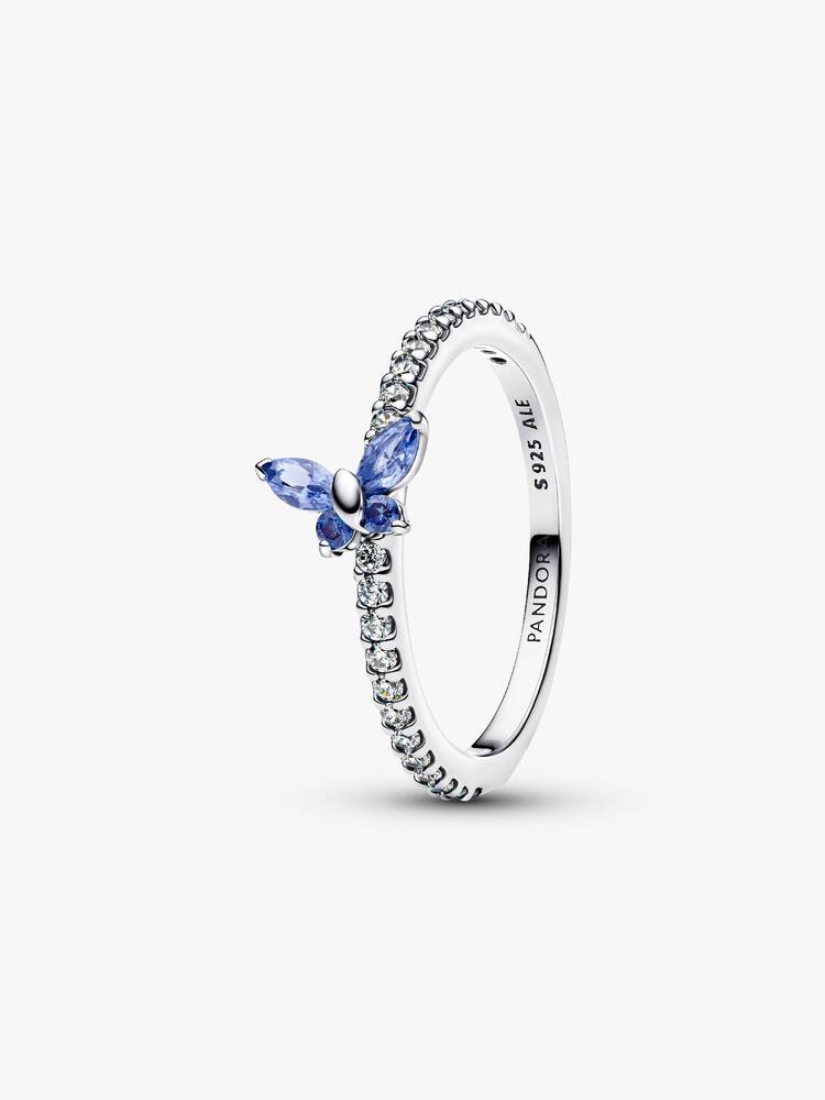 Pandora Silver Sparkling Butterfly Ring - MococoPandora194269C01-505700303231532Rings