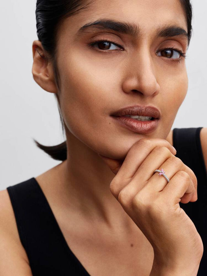 Pandora Silver Sparkling Butterfly Ring - MococoPandora194269C02-505700303231464Rings