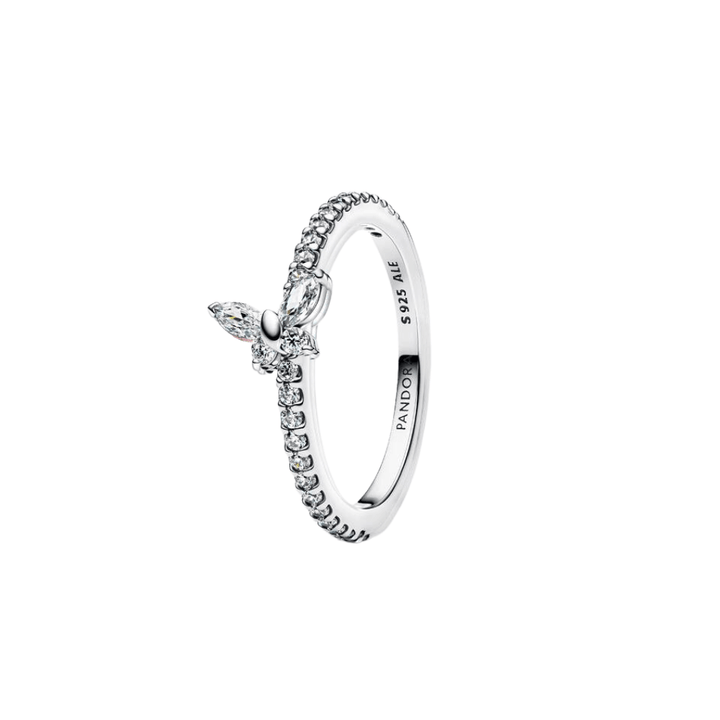 Pandora Silver Sparkling Butterfly Ring - MococoPandora194269C01-505700303231532Rings
