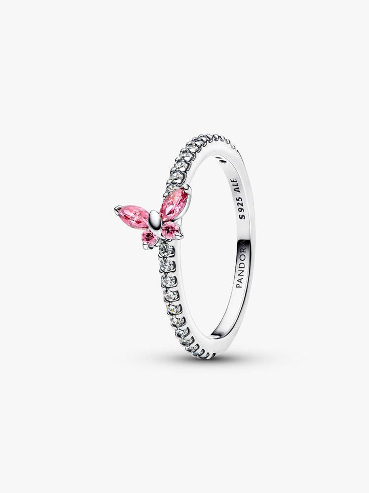 Pandora Silver Sparkling Butterfly Ring - MococoPandora194269C02-505700303231464Rings