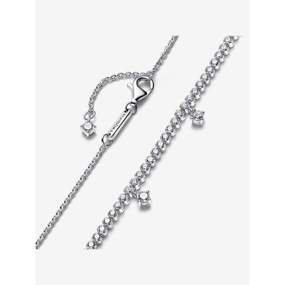 Pandora Silver Sparkling Drop Collier Necklace - MococoPandora392405C01-435700303012704Necklace
