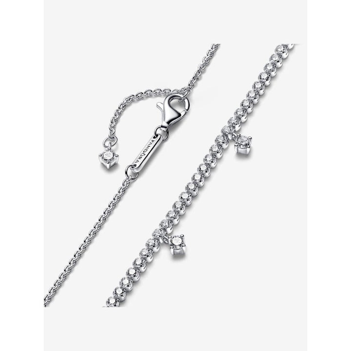 Pandora Silver Sparkling Drop Collier Necklace - MococoPandora392405C01-435700303012704Necklace