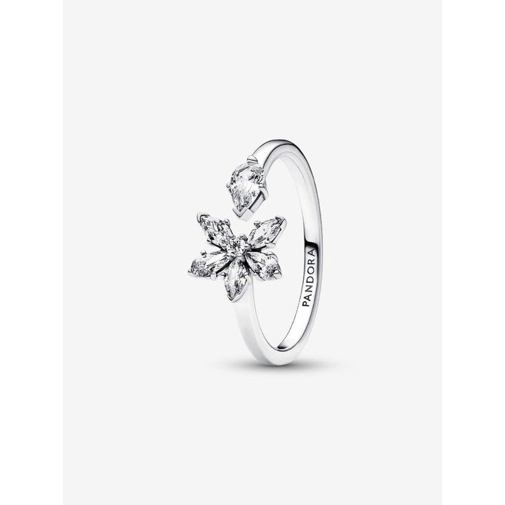 Pandora Silver Sparkling Herbarium Cluster Open Ring - MococoPandora192611C01-485700303040653Rings
