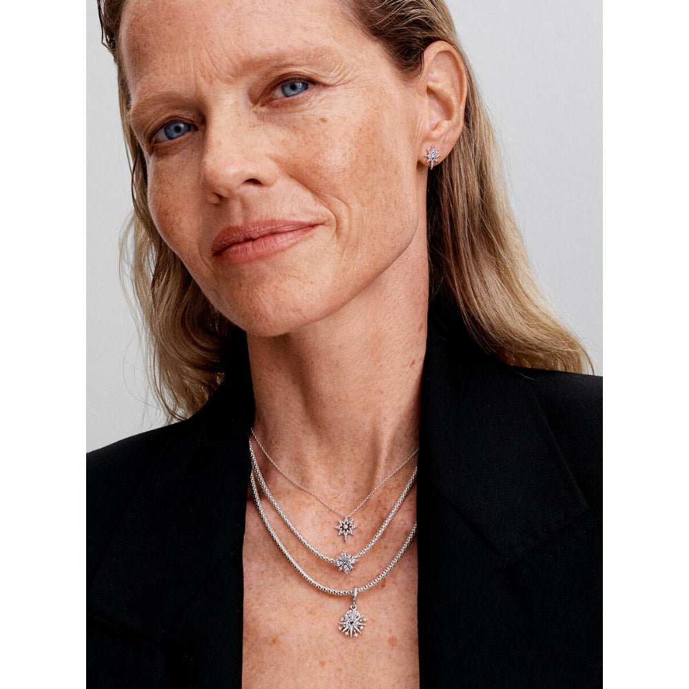 Pandora Silver Sparkling North Star Stud Earrings - MococoPandora293587C015700303149745Earrings