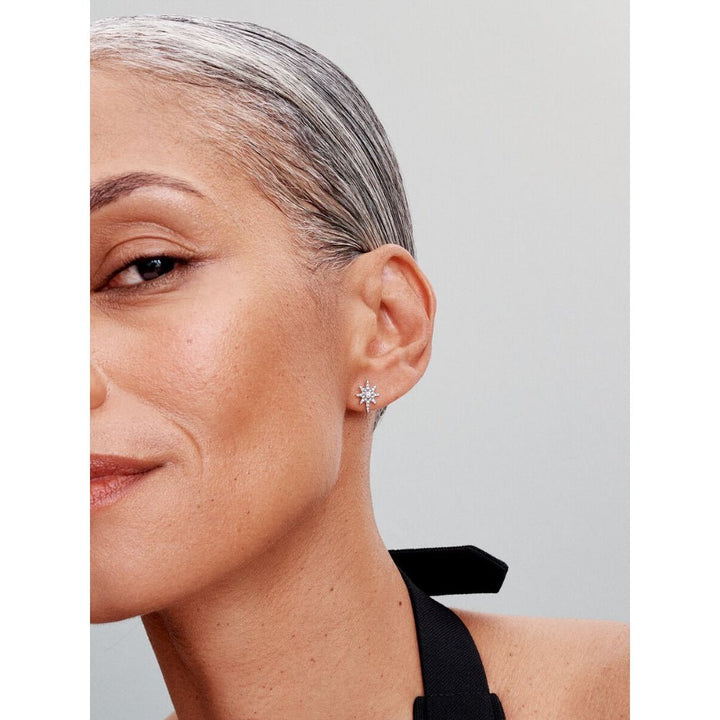 Pandora Silver Sparkling North Star Stud Earrings - MococoPandora293587C015700303149745Earrings