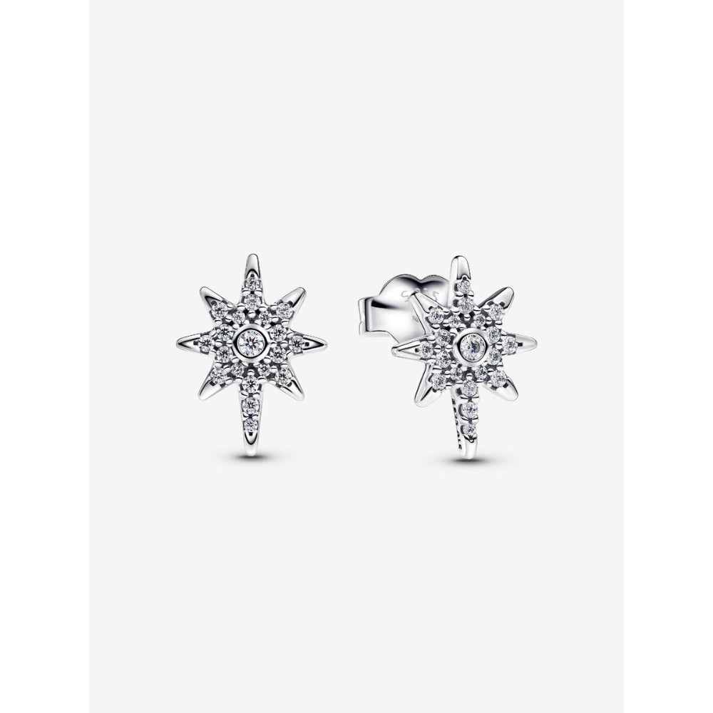 Pandora Silver Sparkling North Star Stud Earrings - MococoPandora293587C015700303149745Earrings