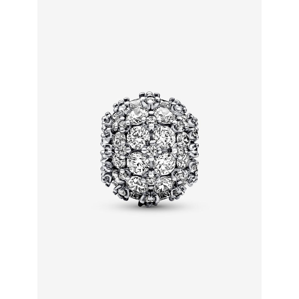 Pandora Silver Sparkling Pave Round Charm - MococoPandora792630C015700303039855Charms