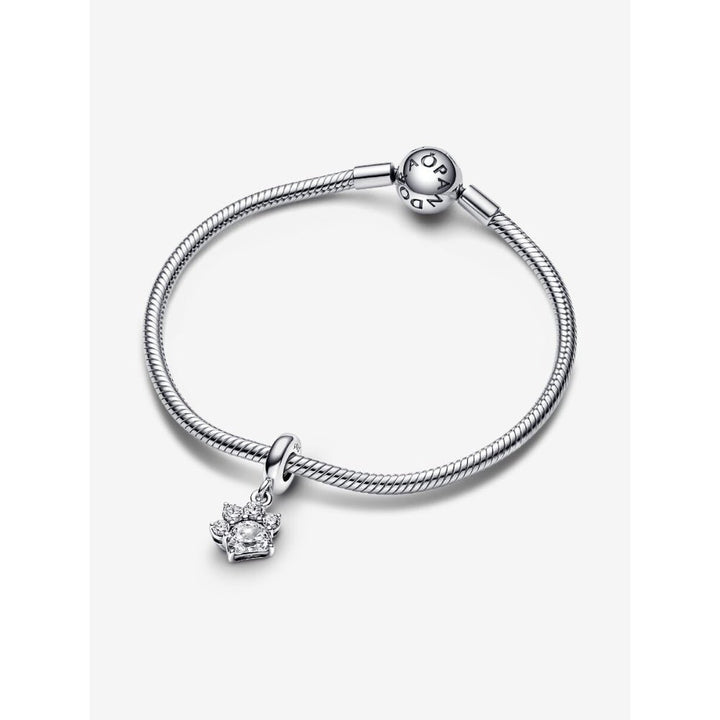 Pandora Silver Sparkling Pet Paw Print Dangle Charm - MococoPandora792247C015700302997415Charms